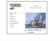 Tablet Screenshot of jmtruckinginc.com